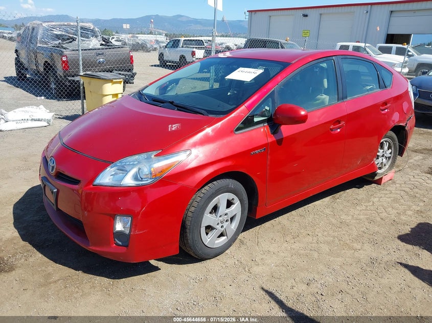 2010 Toyota Prius, Left Rear, IAAI, VIN JTDKN3DU3A0090142 — photo 2
