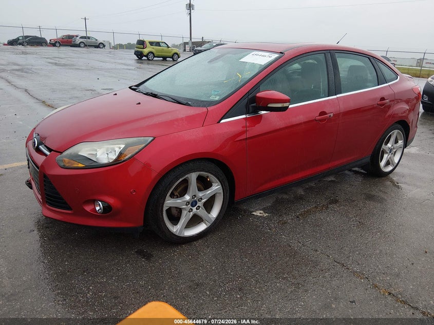 Vin: 1fahp3j21cl467145, lot: 46143202, ford focus titanium 20122