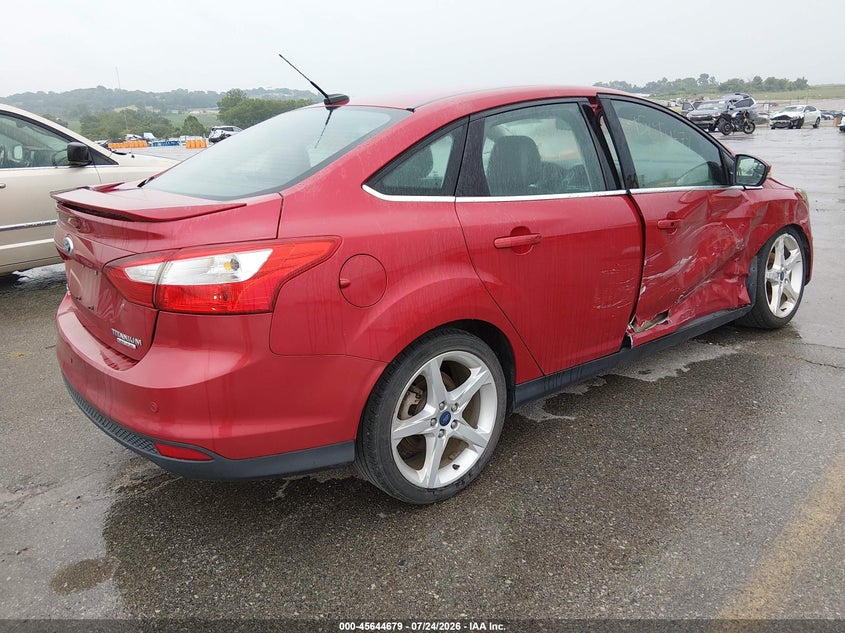 Vin: 1fahp3j21cl467145, lot: 46143202, ford focus titanium 20124