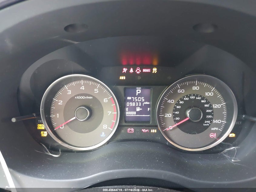 2014 SUBARU FORESTER SPORT UTILITY VEHICLE 2.5L H-4 DOHC, VVT, 170HP
