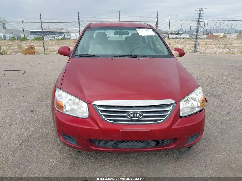2009 Kia Spectra Ex VIN: KNAFE222195641998 Lot: 45644750