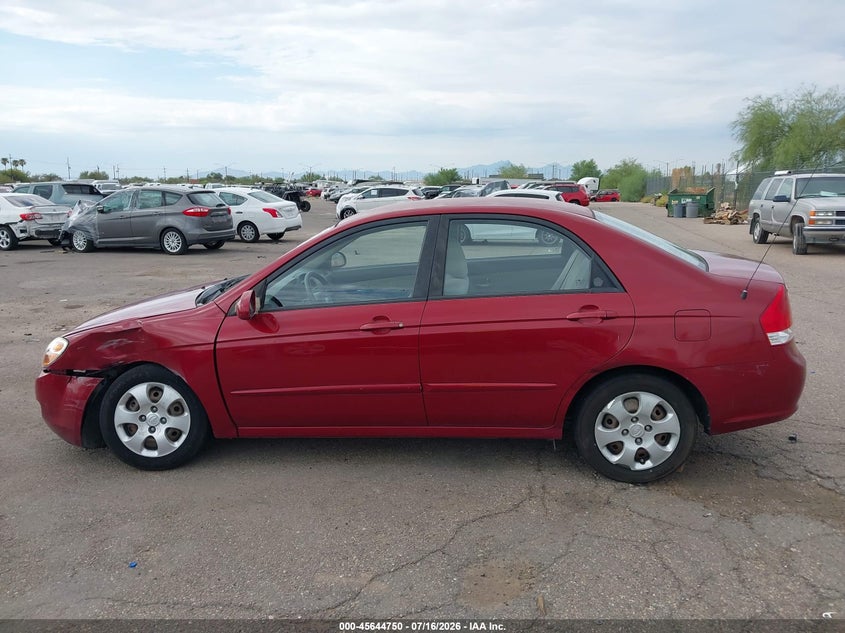 2009 Kia Spectra Ex VIN: KNAFE222195641998 Lot: 45644750