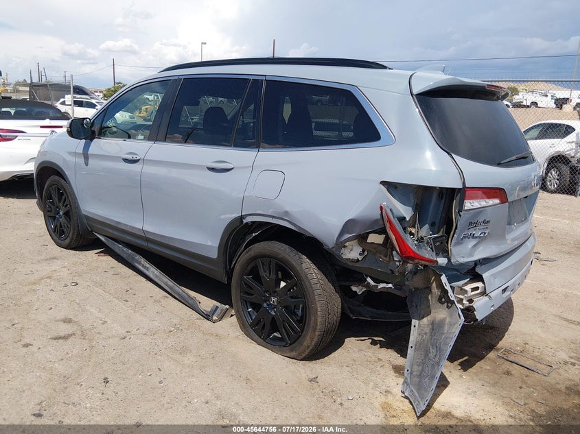HONDA PILOT 2022 VIN 5FNYF6H26NB055989