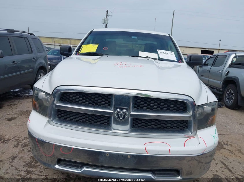 2012 Ram 1500 Slt VIN: 1C6RD6GP3CS156342 Lot: 45644764