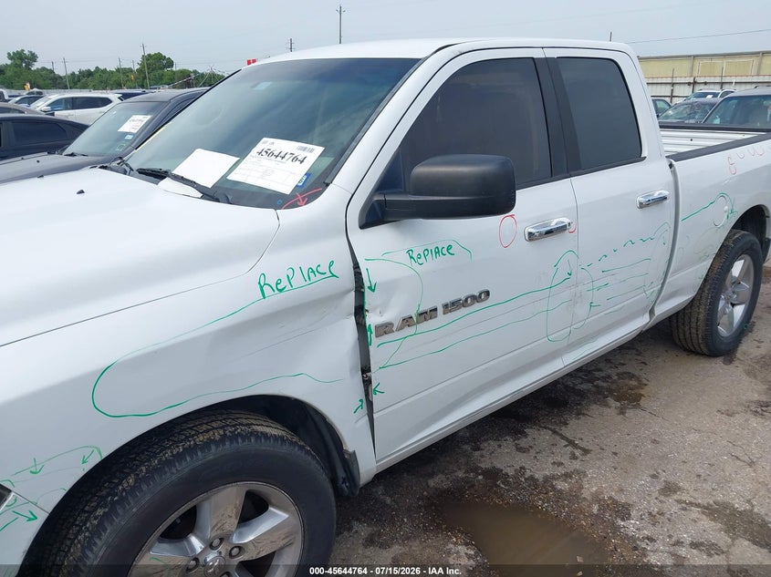 2012 Ram 1500 Slt VIN: 1C6RD6GP3CS156342 Lot: 45644764