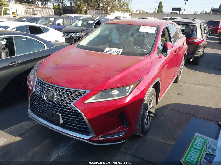 Vin: 2t2azmaa4lc167704, lot: 46143307, lexus rx 350 20202