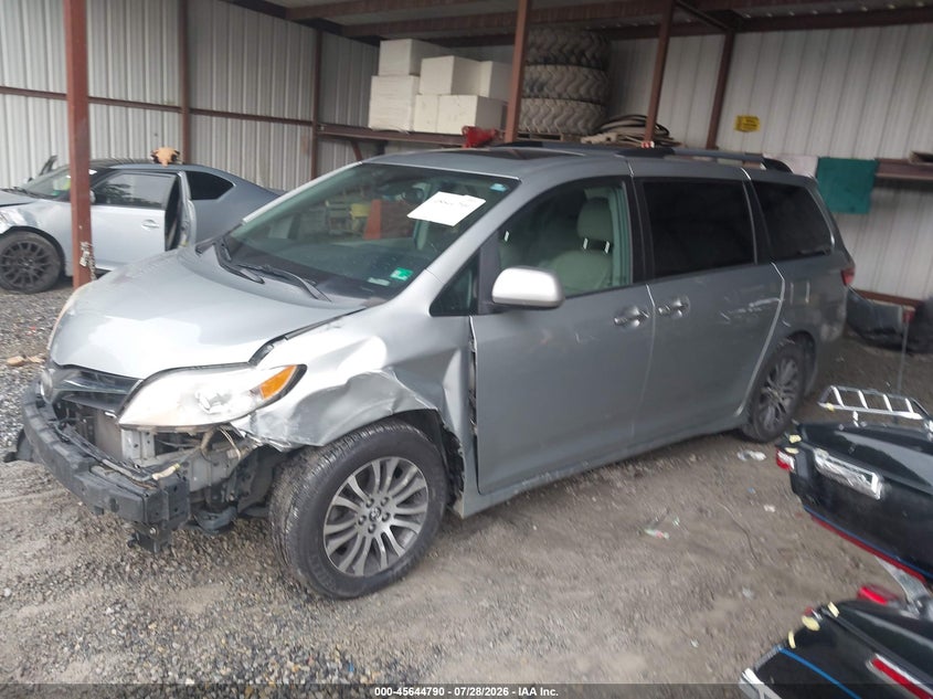 Vin: 5tdyz3dc7ks007087, lot: 46143313, toyota sienna xle 8 passenger 20192