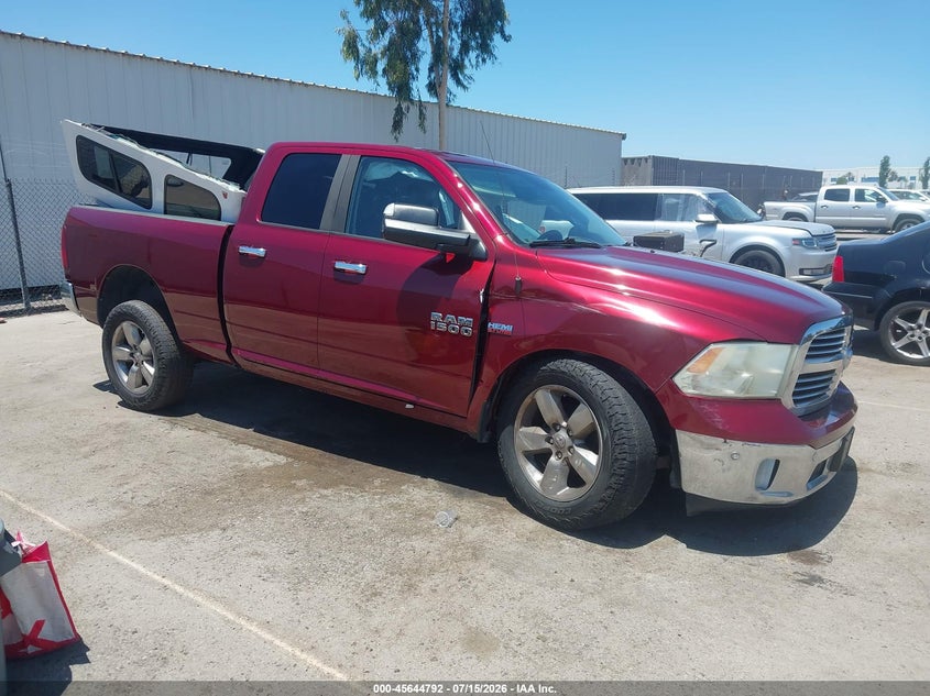 Vin: 1c6rr6gt8js211539, lot: 46143315, ram 1500 big horn  4x2 6'4 box 2018 img_1