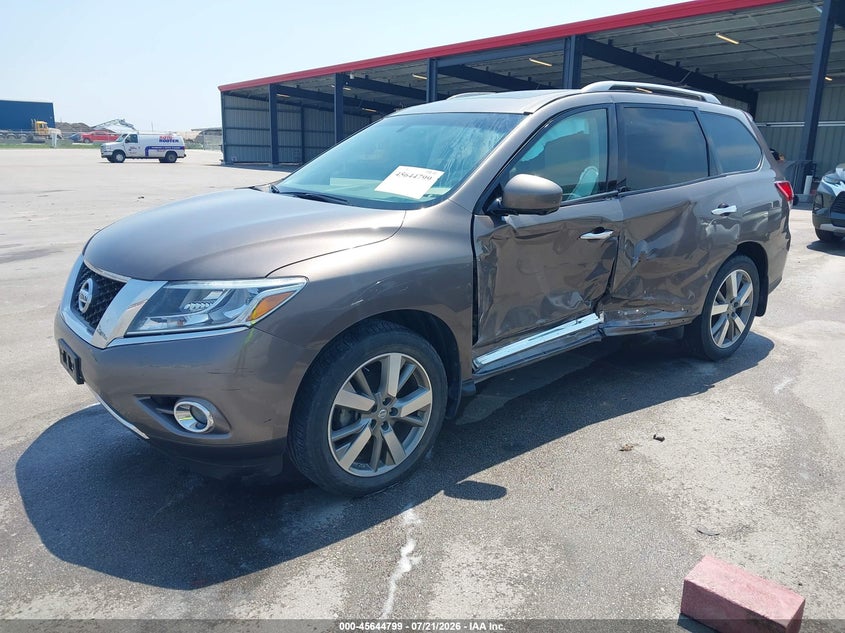 2014 NISSAN PATHFINDER auction photo 2