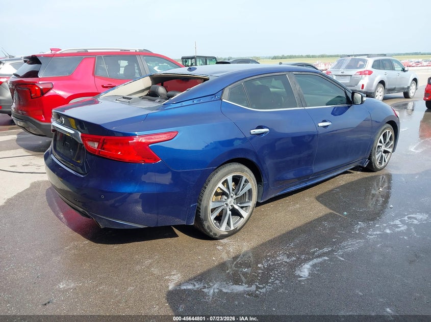 Vin: 1n4aa6ap8hc392130, lot: 46143324, nissan maxima 3.5 sv 20174