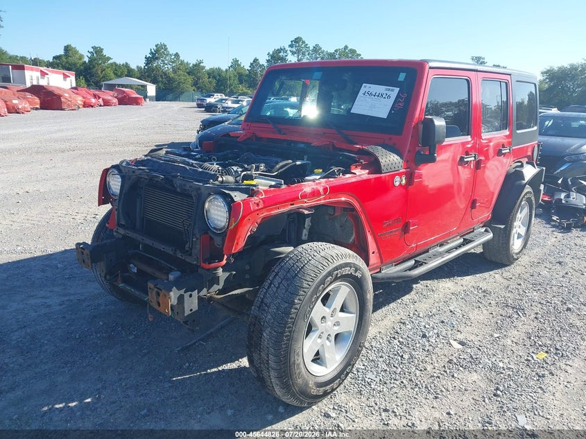 2015 Jeep Wrangler Unlimited Sport VIN: 1C4BJWDG7FL670944 Lot: 45644826