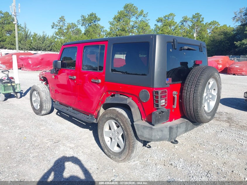 2015 Jeep Wrangler Unlimited Sport VIN: 1C4BJWDG7FL670944 Lot: 45644826