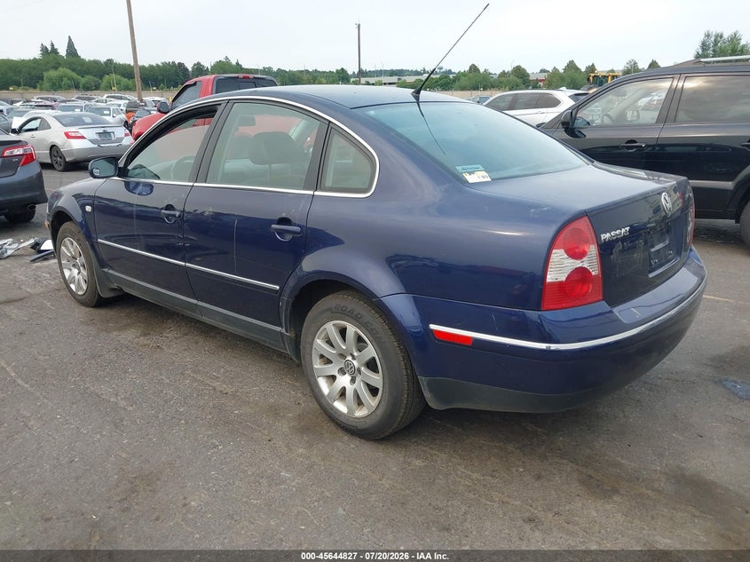 2001 Volkswagen Passat Gls VIN: WVWPD63B91P140947 Lot: 45644827