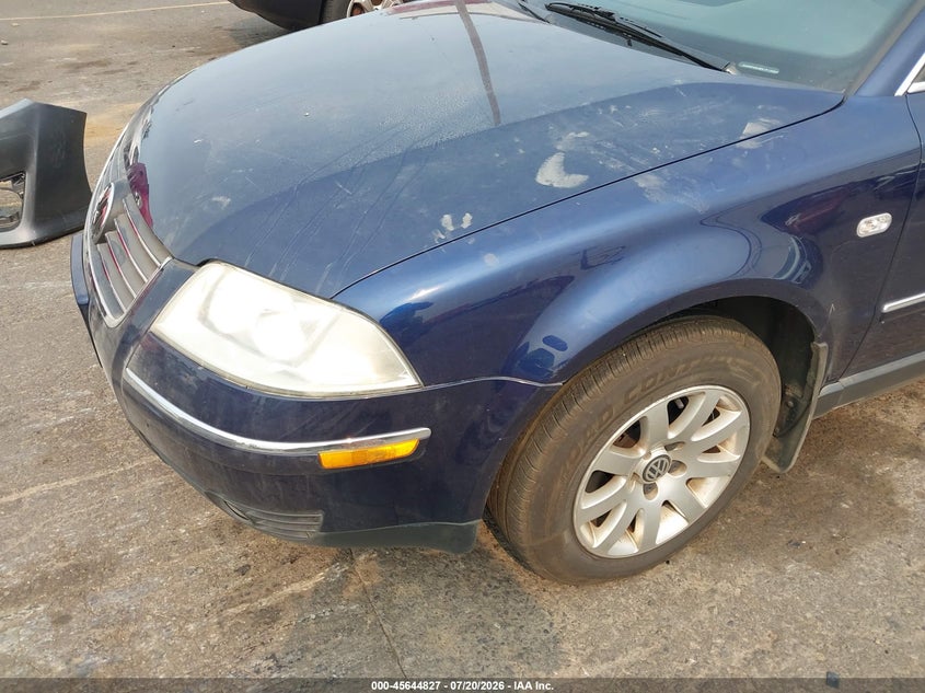2001 Volkswagen Passat Gls VIN: WVWPD63B91P140947 Lot: 45644827
