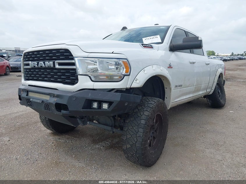 Vin: 3c6ur5dl6ng146518, lot: 46143361, ram 2500 big horn  4x4 6'4 box 20222