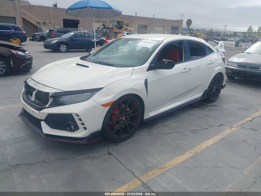 Vin: shhfk8g79ku203865, lot: 46143373, honda civic type r touring 20192