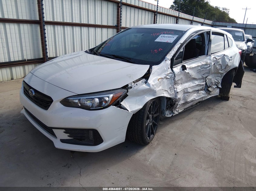 Vin: 4s3gtaj63l1714508, lot: 46143374, subaru impreza sport 5-door 20202