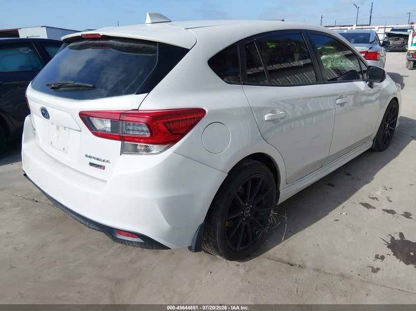 Vin: 4s3gtaj63l1714508, lot: 46143374, subaru impreza sport 5-door 20204