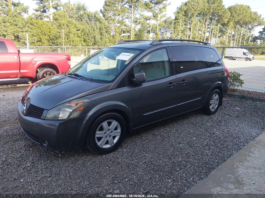2005 Nissan Quest, Звичайний знос, IAAI, VIN 5N1BV28U65N122560 — фото 2