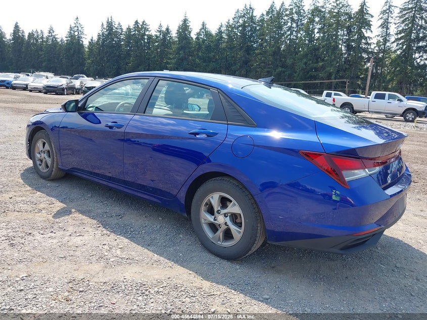 2021 HYUNDAI ELANTRA auction photo 3