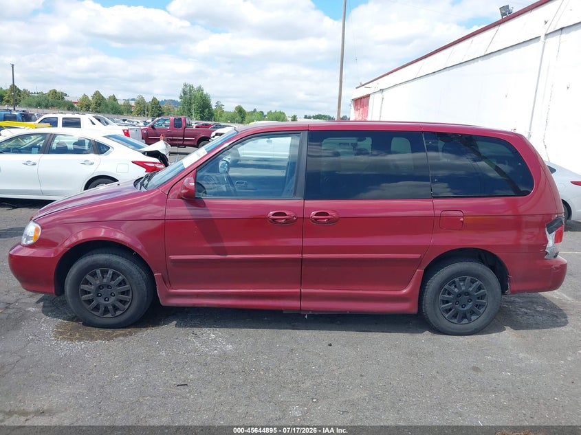 2002 Kia Sedona Ex/Lx VIN: KNDUP131226301456 Lot: 45644895