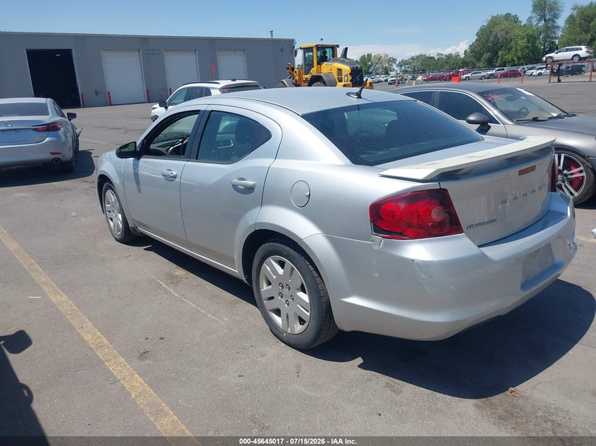 2011 Dodge Avenger Express VIN: 1B3BD4FB9BN534196 Lot: 45645017