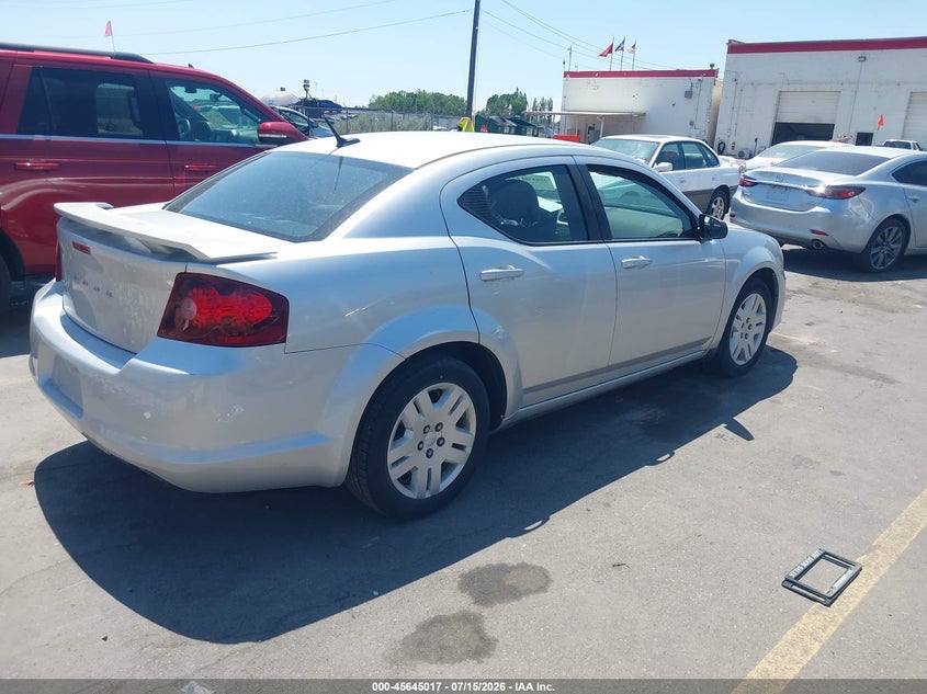 2011 Dodge Avenger Express VIN: 1B3BD4FB9BN534196 Lot: 45645017