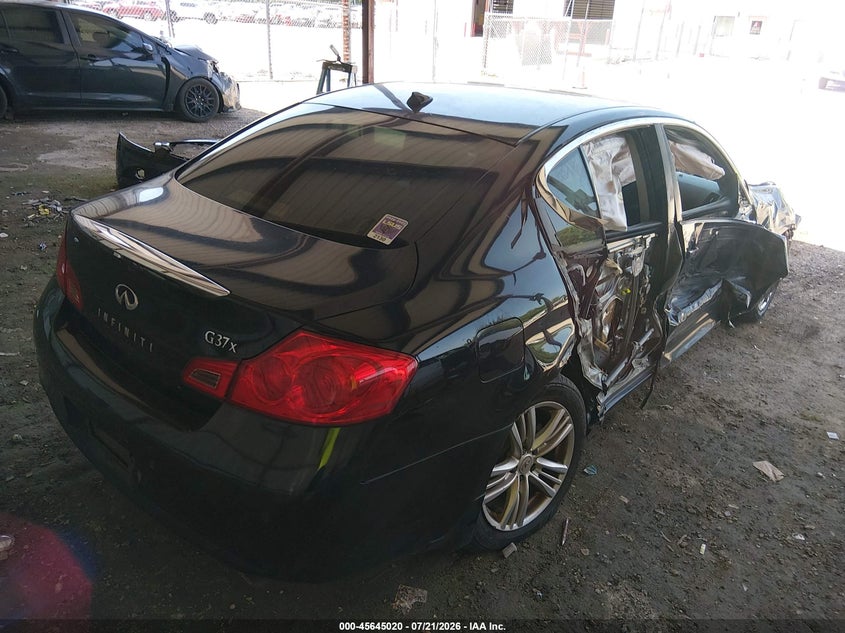 Vin: jn1cv6arxdm358111, lot: 46143542, infiniti g37x 20134