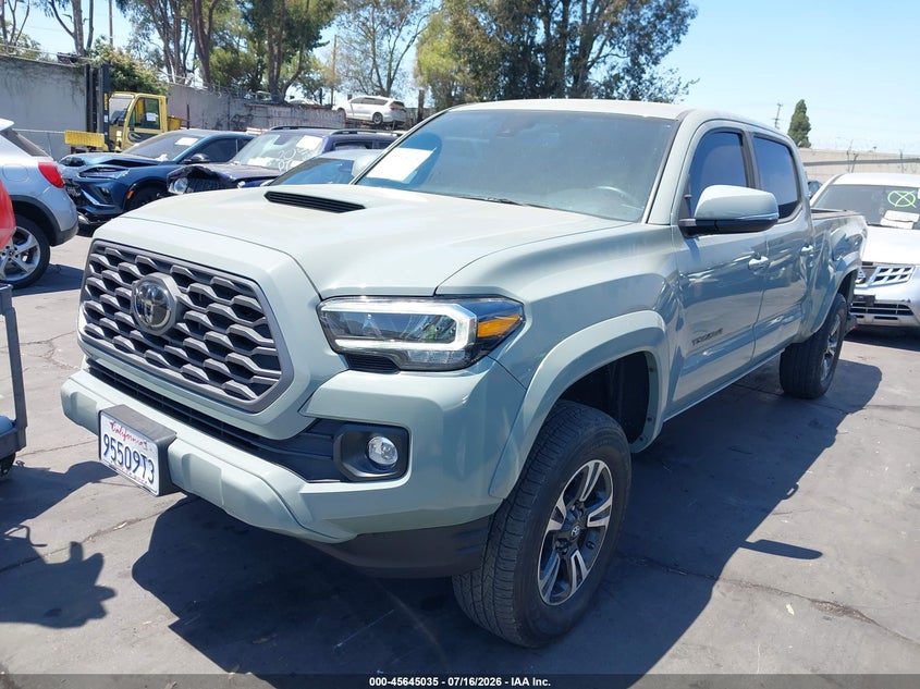 2023 Toyota Tacoma Trd Sport, Удар ззаду, IAAI, VIN 3TMDZ5BN1PM153765 — фото 2