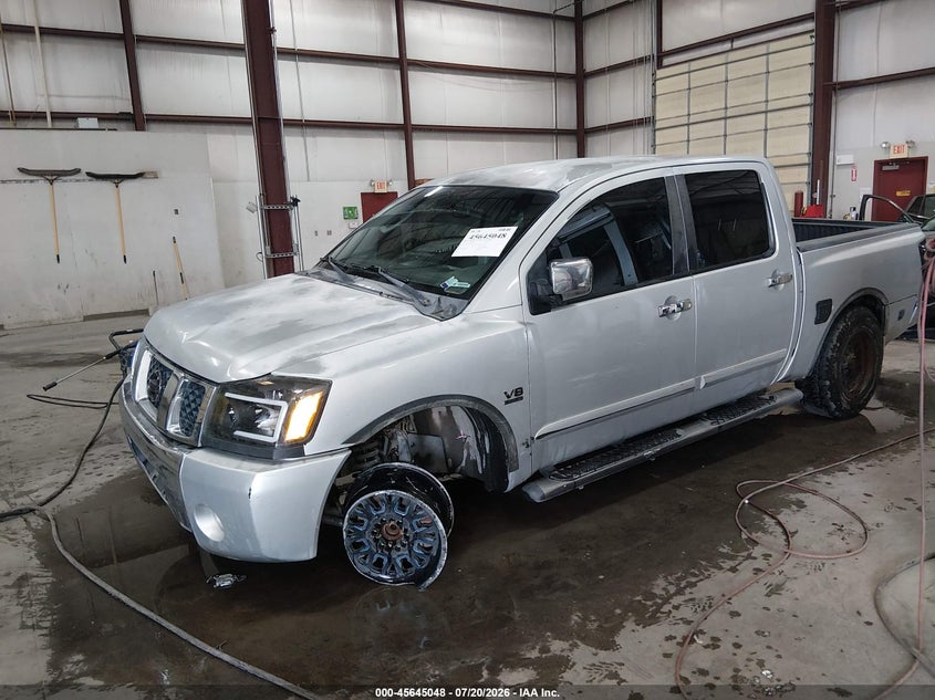 2004 Nissan Titan Le, Left Front, IAAI, VIN 1N6AA07A74N530651 — photo 2