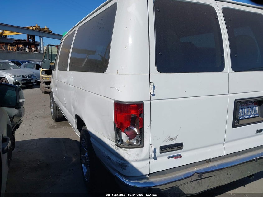 Vin: 1fdne1bw2cdb26271, lot: 46143573, ford e-150 xl/xlt 20123
