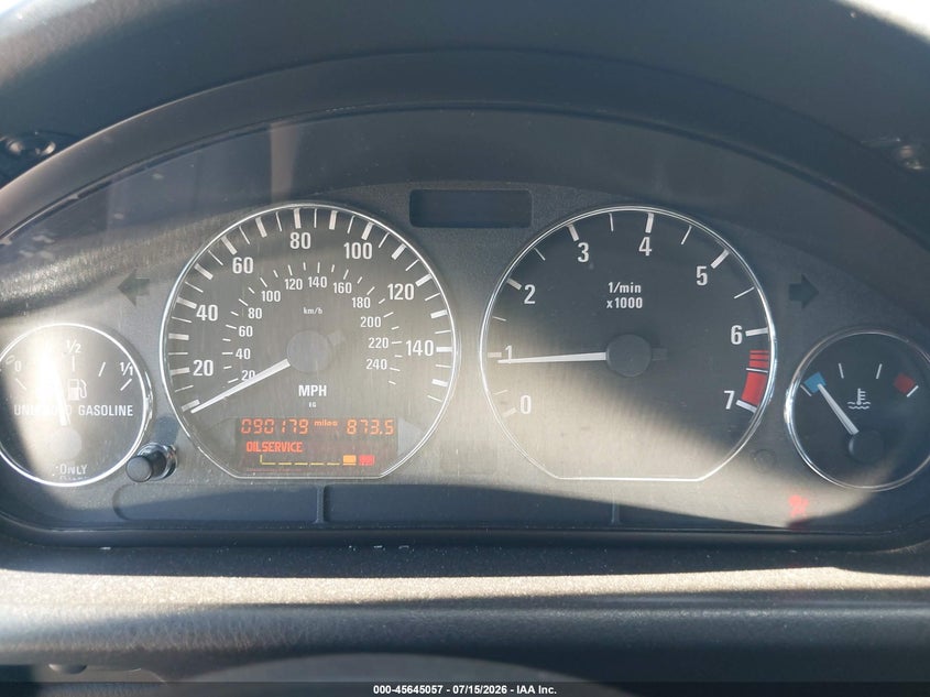 2000 BMW Z3 2.8 VIN: WBACH3348YLF71963 Lot: 45645057