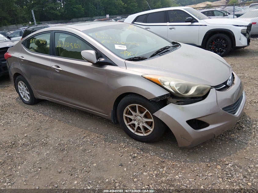 2012 HYUNDAI ELANTRA auction photo 1