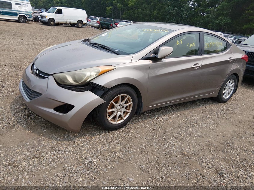 2012 HYUNDAI ELANTRA auction photo 2