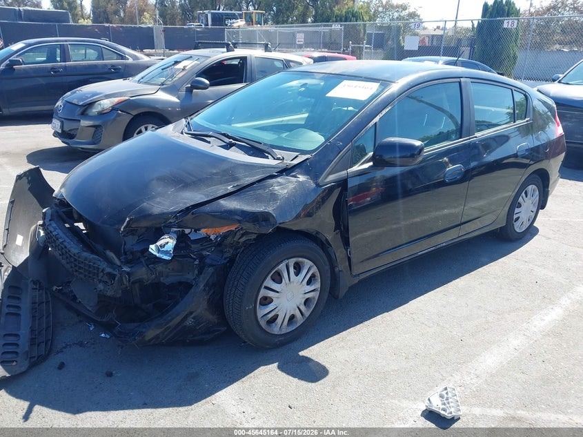 Vin: jhmze2h56as007253, lot: 46143687, honda insight lx 20102