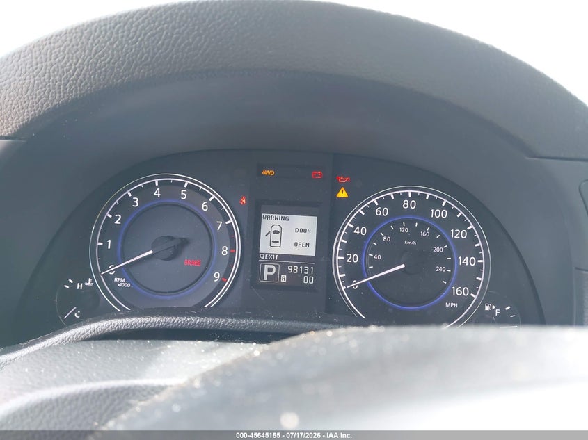 2012 INFINITI G37X auction photo 7