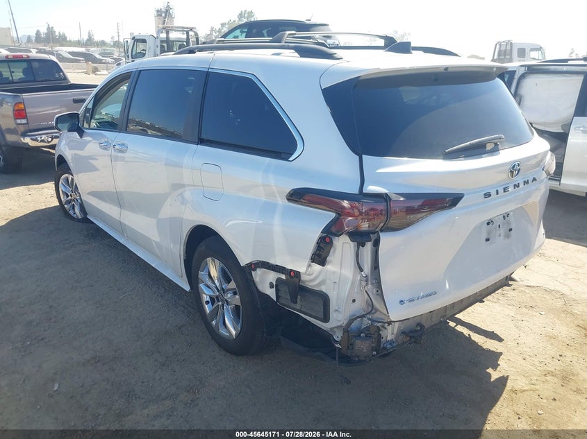 Vin: 5tdyskfc3ts228943, lot: 46143694, toyota sienna xle 20263