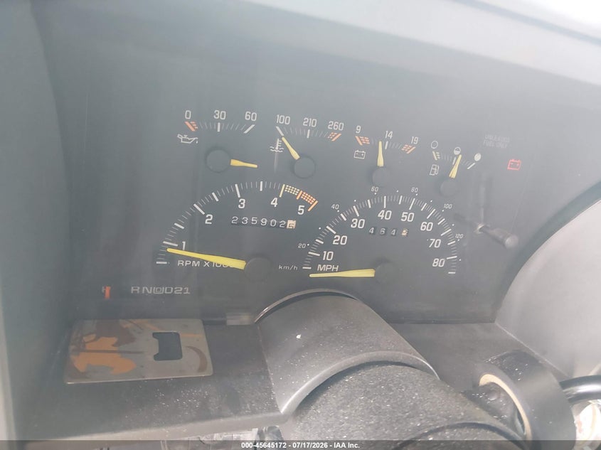 1993 Chevrolet Gmt-400 K1500 VIN: 1GCEK14K4PZ160423 Lot: 45645172