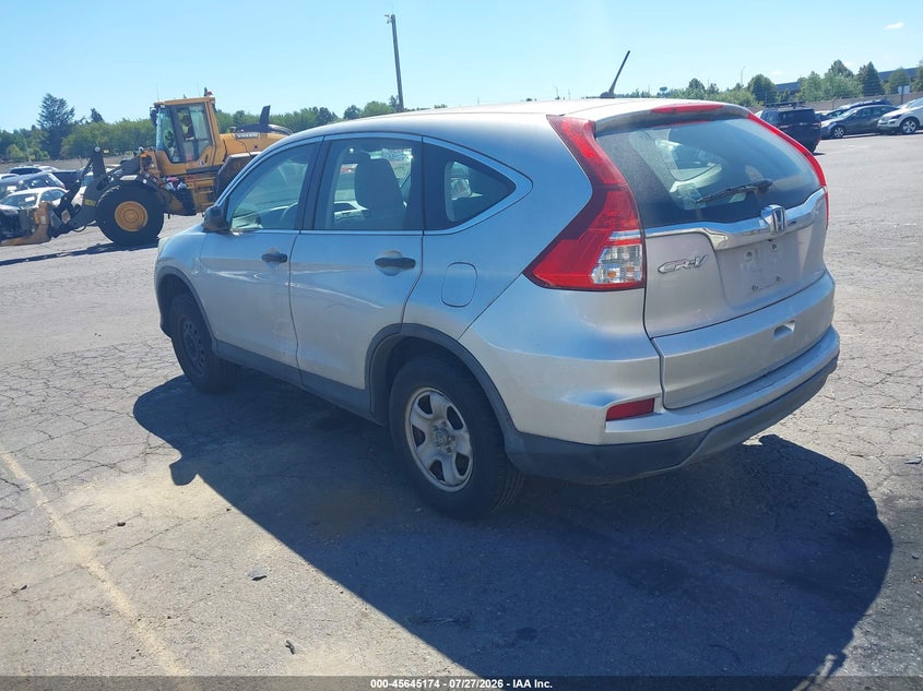Vin: 3czrm3h31fg701723, lot: 46143697, honda cr-v lx 20153