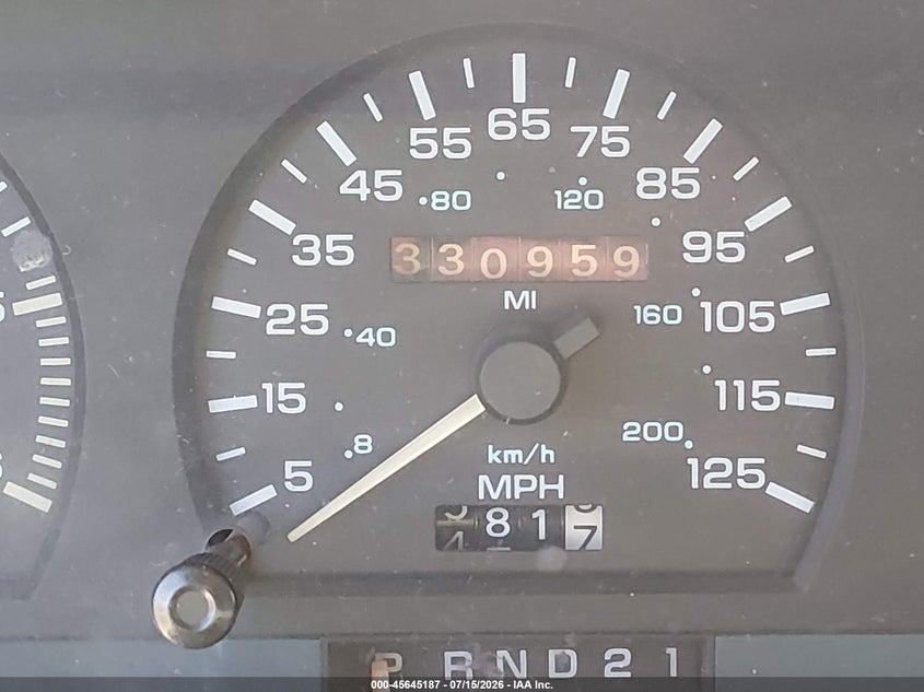 1992 Dodge Dakota VIN: 1B7GG23Y8NS667689 Lot: 45645187