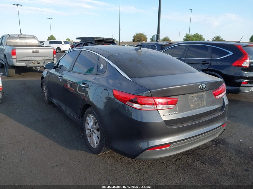 Vin: 5xxgt4l34hg164980, lot: 46143732, kia optima lx 20173