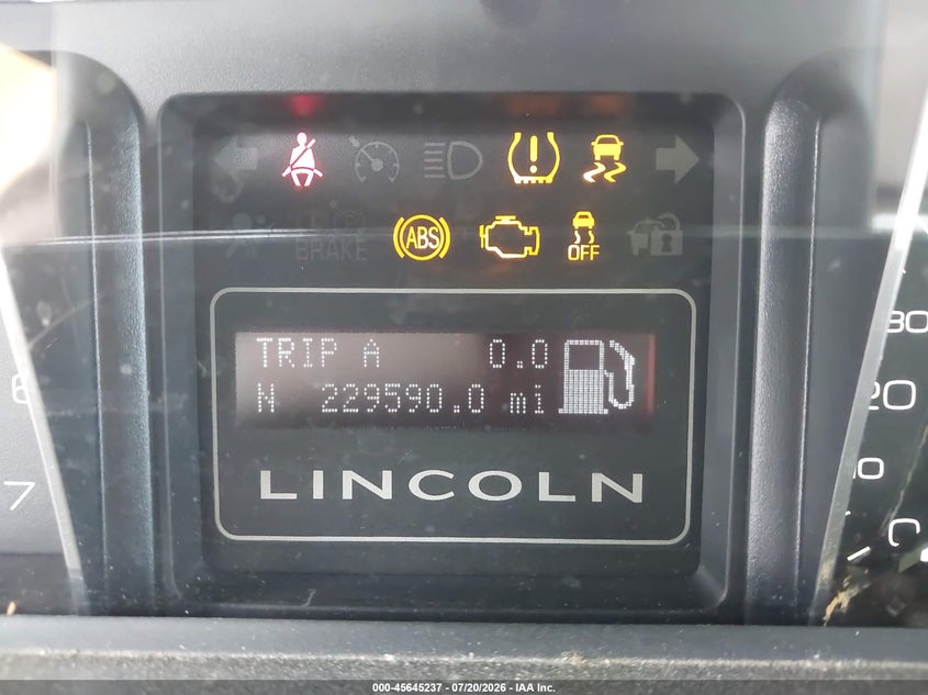 2012 Lincoln Navigator VIN: 5LMJJ2J50CEL06302 Lot: 45645237