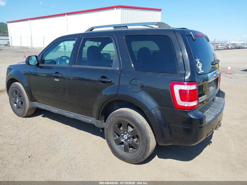 Vin: 1fmcu9eg9bkb65625, lot: 46143772, ford escape limited 20113
