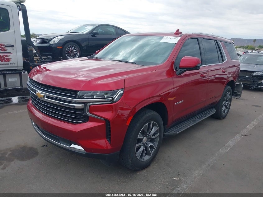 2023 Chevrolet Tahoe 4Wd Lt, Удар сзади, IAAI, VIN 1GNSKNKD9PR340356 — фото 2