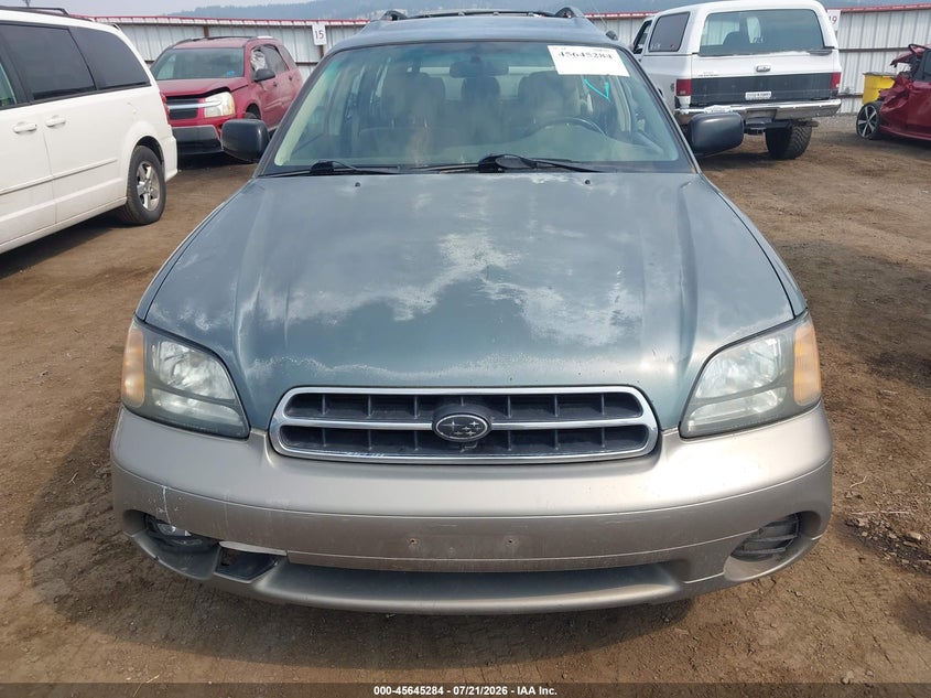 2001 Subaru Outback VIN: 4S3BH665217645250 Lot: 45645284