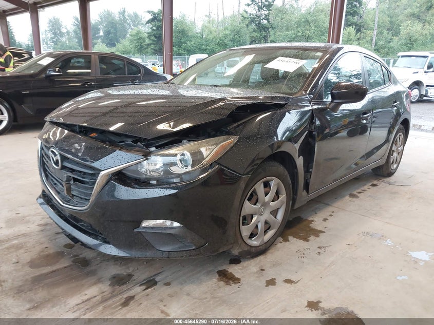 Vin: jm1bm1u75f1233997, lot: 46143813, mazda mazda3 i sport 20152