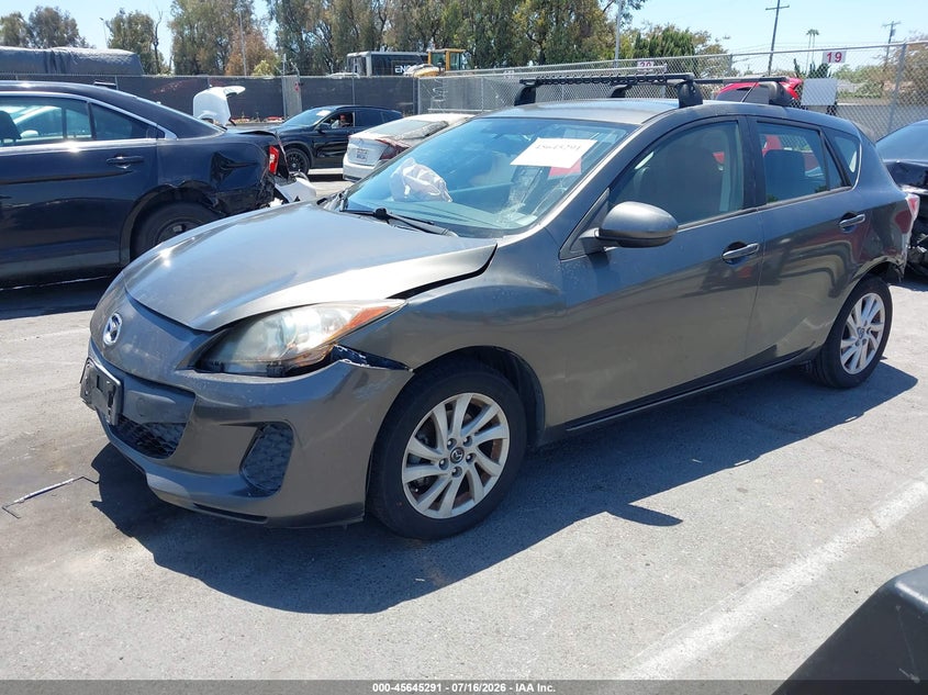 Vin: jm1bl1lp4d1798856, lot: 46143814, mazda mazda3 i touring 20132