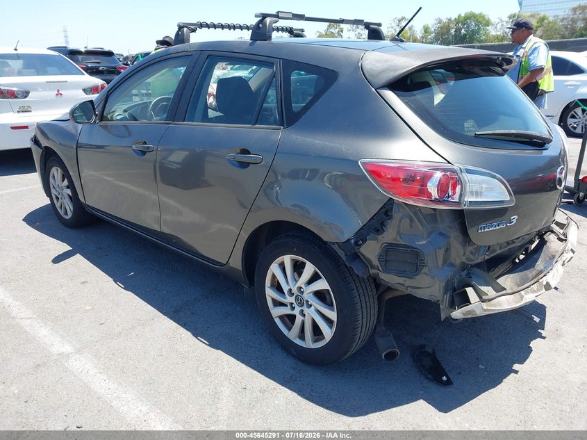 Vin: jm1bl1lp4d1798856, lot: 46143814, mazda mazda3 i touring 20133