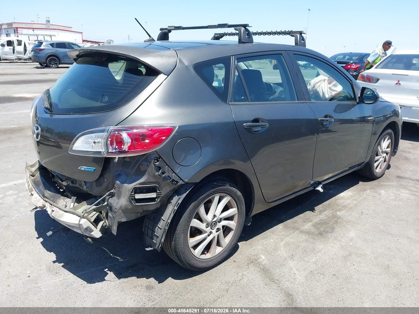 Vin: jm1bl1lp4d1798856, lot: 46143814, mazda mazda3 i touring 20134