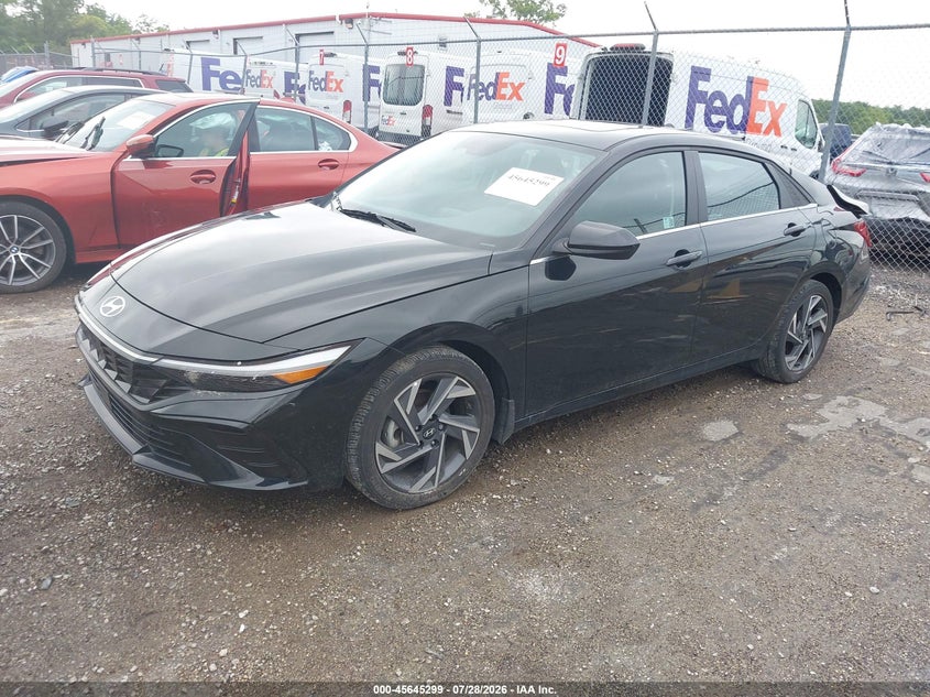 Vin: kmhls4dgxru759049, lot: 46143822, hyundai elantra sel 20242